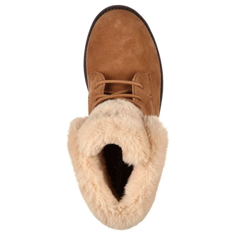 Skechers Womens Elm Cold Day Boots Brown Sportpursuit