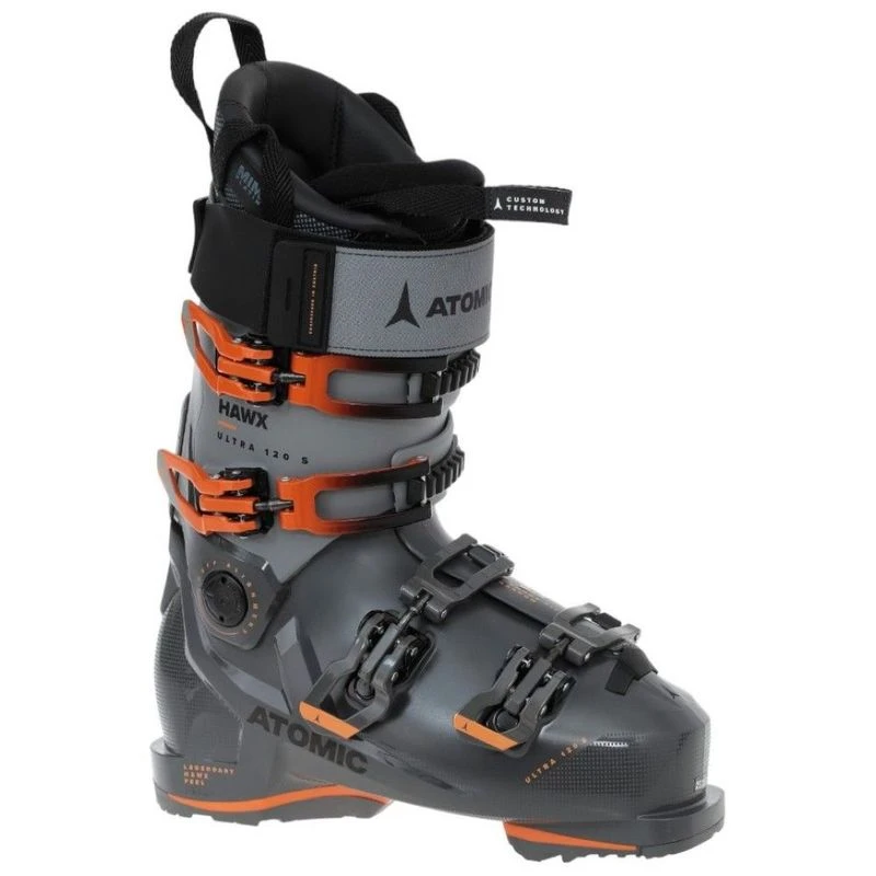 Atomic Mens Hawx Ultra 120 S GW Ski Boots (Grey/Orange