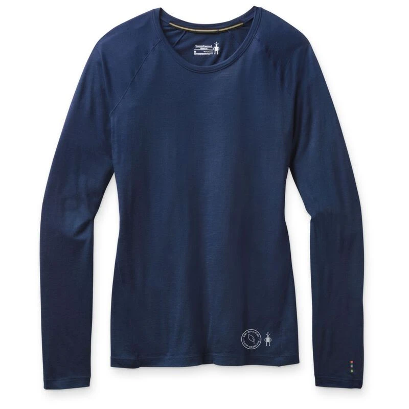 Smartwool Womens All Season Pullover Indigo Blue Sportpursuit