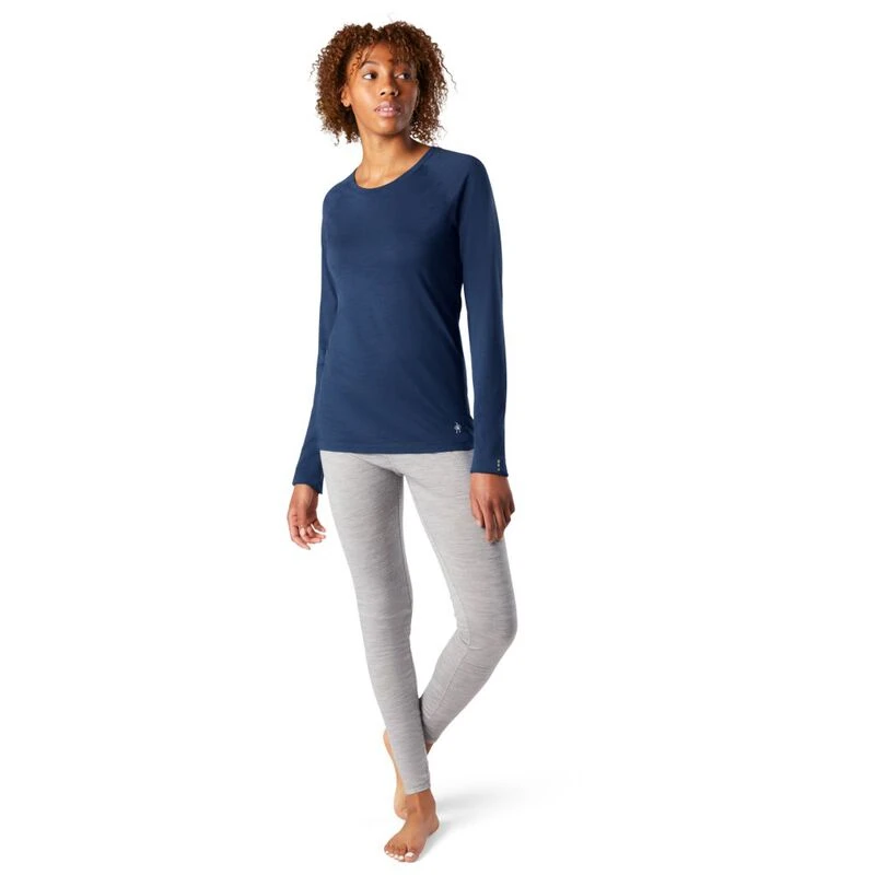 Smartwool Womens All Season Pullover Indigo Blue Sportpursuit