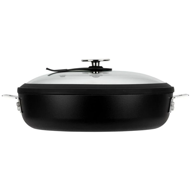 Snow Peak CS-026 Home And Camp Cooker Pan (Black) | Sportpursuit.com
