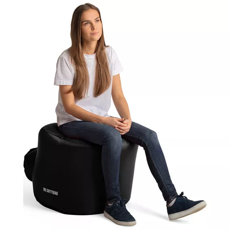 Softybag Inflatable Pallet Chair (Midnight Black)