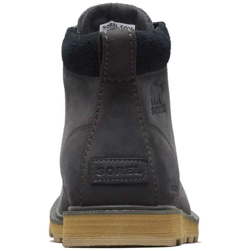 Sorel Mens Madson Moc Toe Waterproof Boots Grill Black Sportpursui