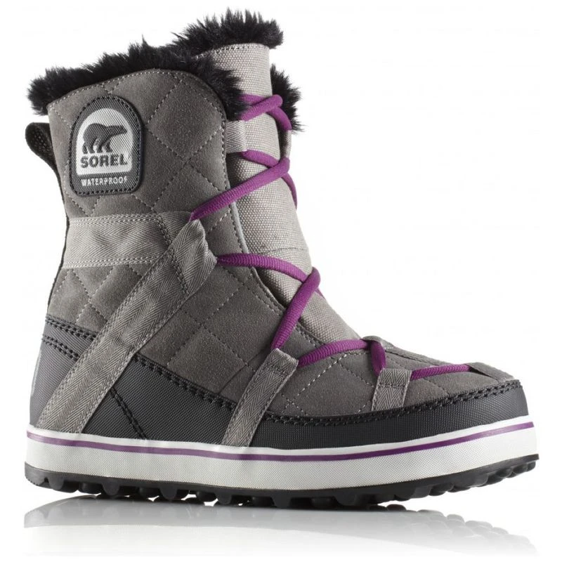 Sorel glacy explorer shortie grey 2025