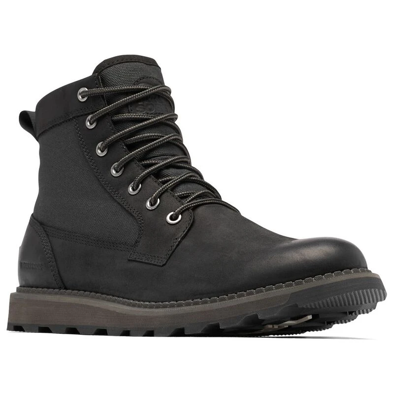 Sorel Mens Madson Ii Field WP Casual Boots Black Jet Sportpursuit