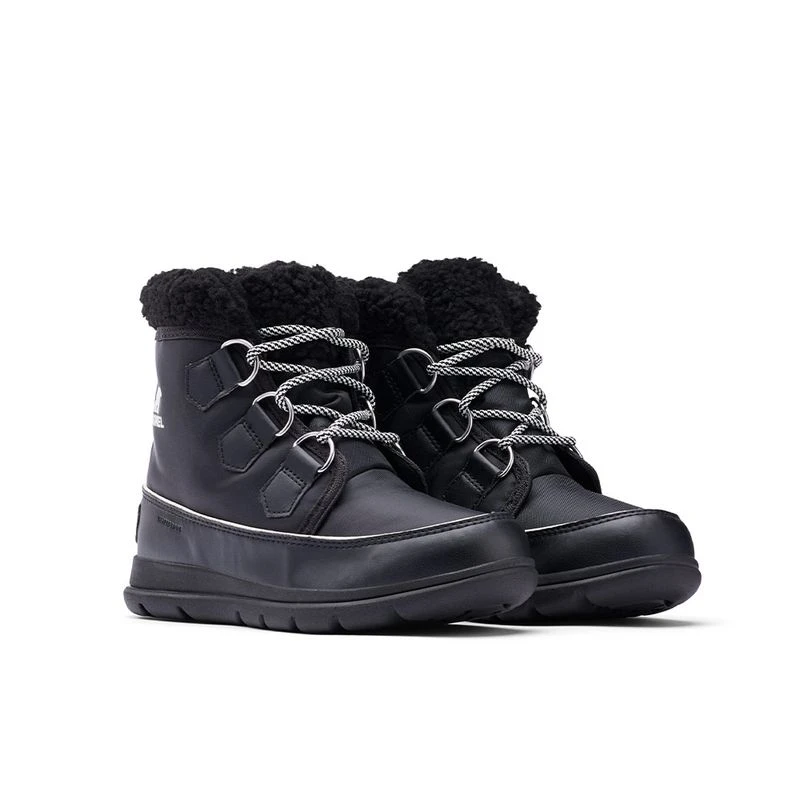 Sorel Womens Explorer Carnival Snow Boots Black Sportpursuit