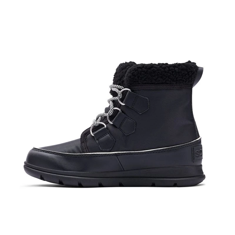 Sorel Womens Explorer Carnival Snow Boots (Black