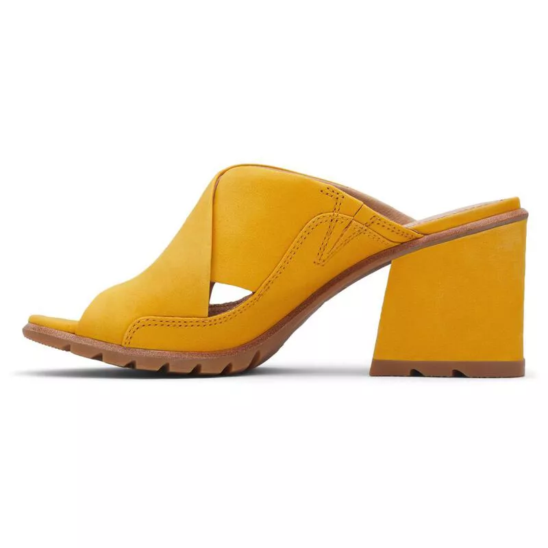 Sorel Womens Nadia Mule Sandals Golden Yellow Sportpursuit
