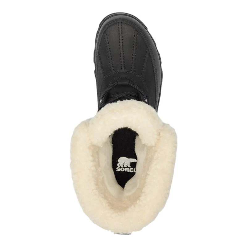 Sorel black fur boots new arrivals