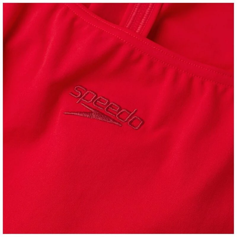 Speedo Womens Eco End Thinstrap Swimwear (Red) | Sportpursuit.com