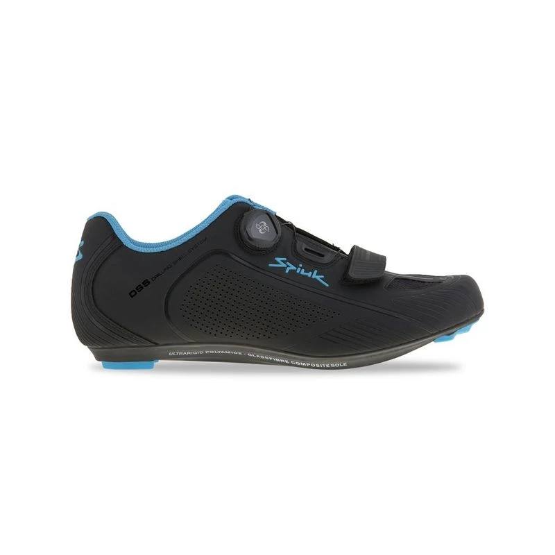 Spiuk Altube Road Cycling Shoes Black Blue Sportpursuit