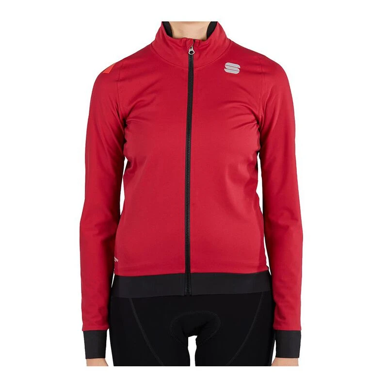 Sportful Womens Fiandre PRO ML Jacket (Red) | Sportpursuit.com