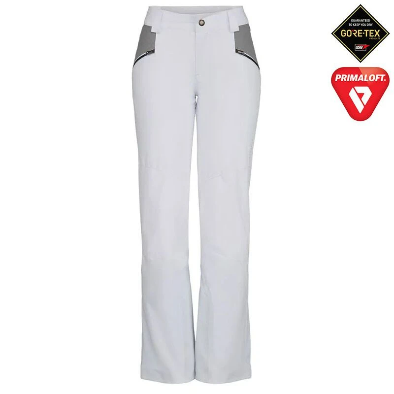 Spyder Womens Amour GTX Infinium Ski Trousers (White) | Sportpursuit.c
