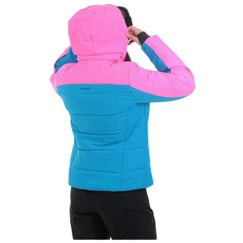 Spyder Womens Tresh GTX Synthetic Down Jacket Lagoon Sportpursuit