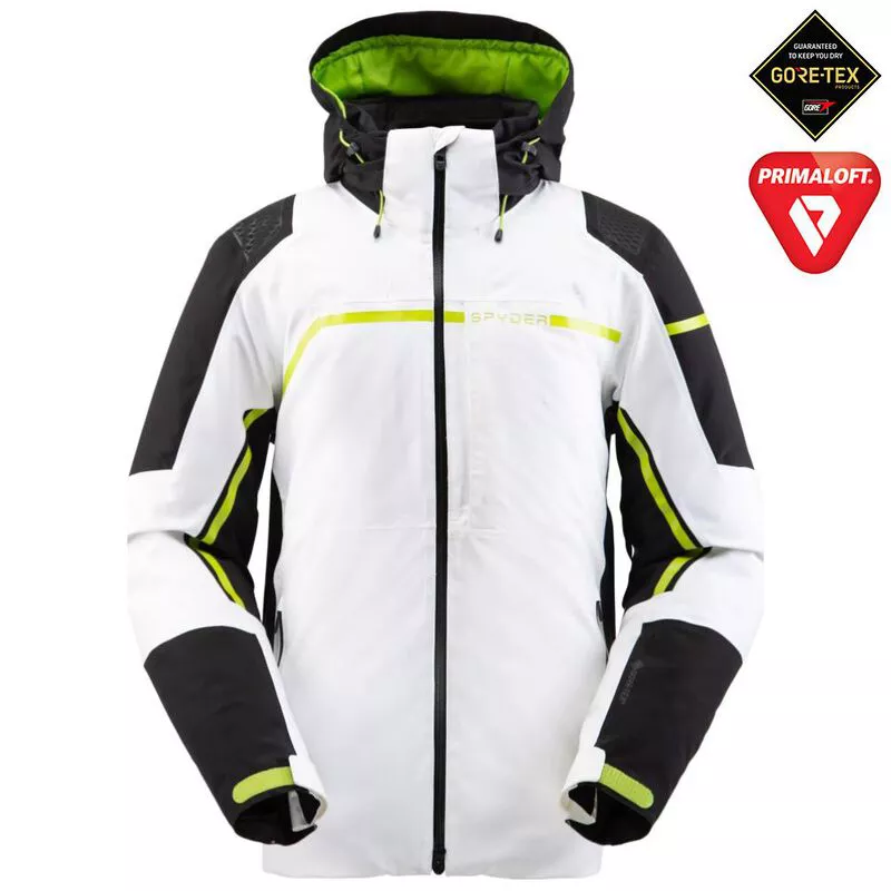 Spyder Mens Titan GTX Jacket White Sportpursuit