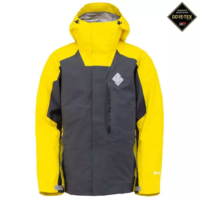 Spyder Mens Jagged GTX Jacket Bright Yellow Sportpursuit