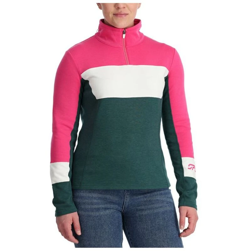 Spyder Womens Speed Fleece 1/2 Zip Jacket (Cypress Green) | Sportpursu