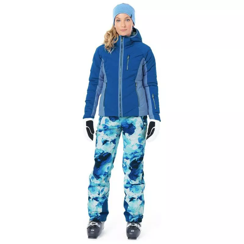 Spyder Womens Fleur Synthetic Jacket Turkish Sea Blue Ice Sportpur