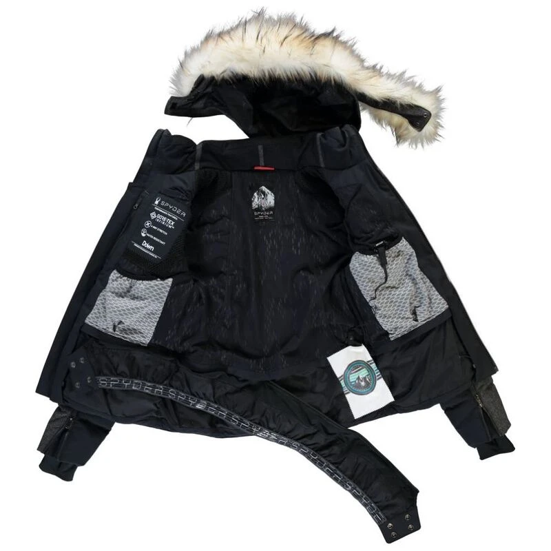 Spyder falline real fur jacket sale
