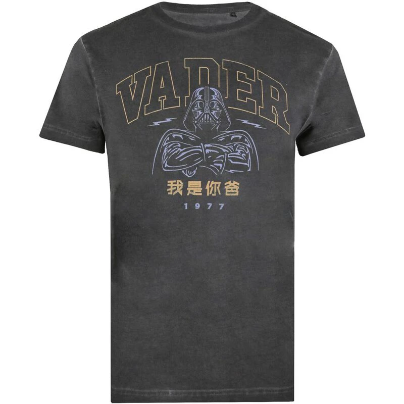 Star Wars Mens Vader 77 T Shirt Vintage Black Sportpursuit