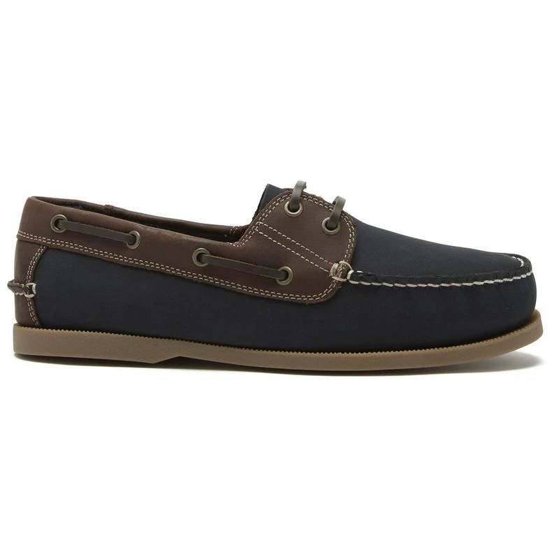 Sterling and Hunt Mens Rio Boat Shoes Navy Brown