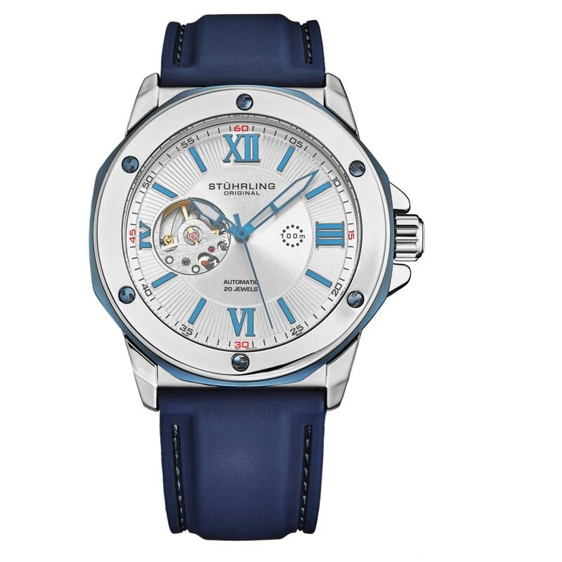 Stuhrling blue watch sale