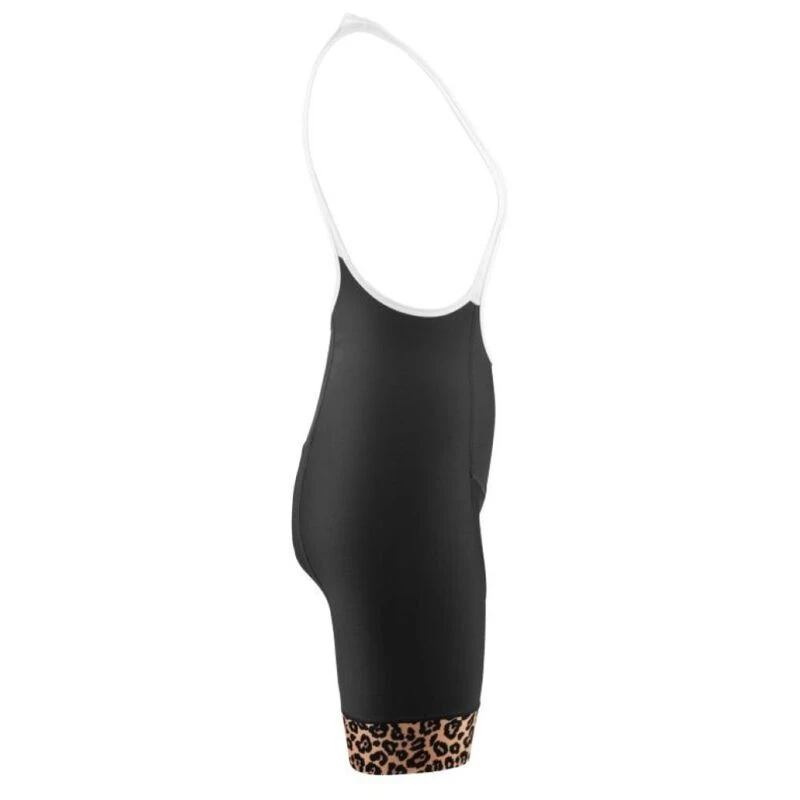Sugoi Womens Evolution PRT Bib Shorts Black Leopard Sportpursuit.c