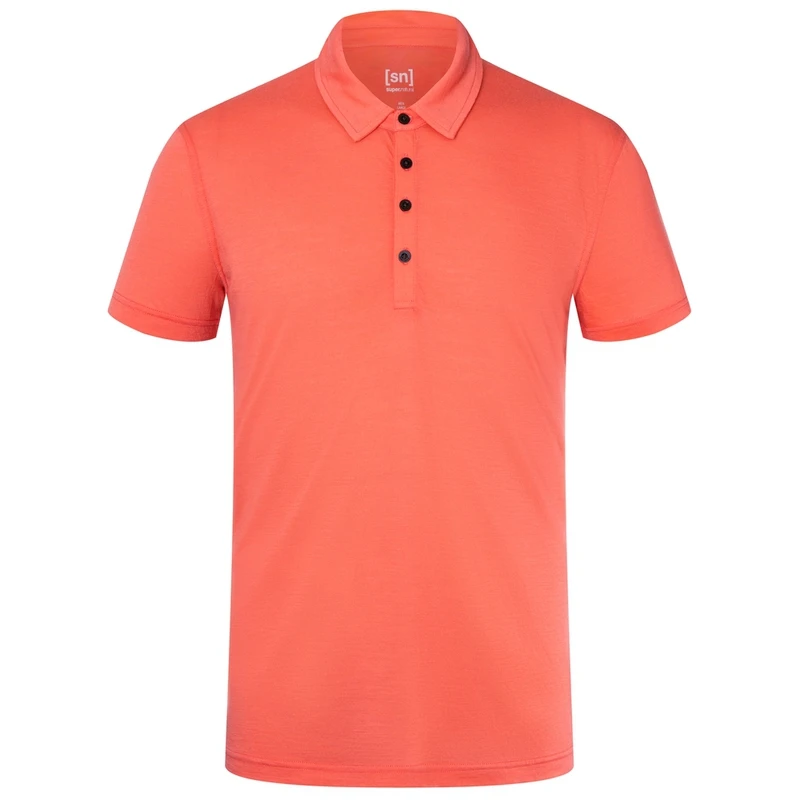 Mens coral deals polo shirt