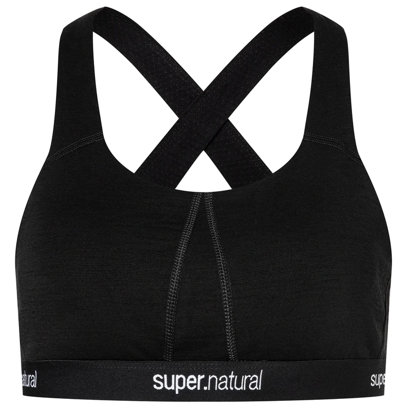 Super Natural Womens Feel Good Bra (Jet Black)