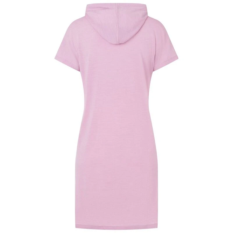 Super Natural Womens Funnel Dress Dress Mauve Mist Sportpursuit