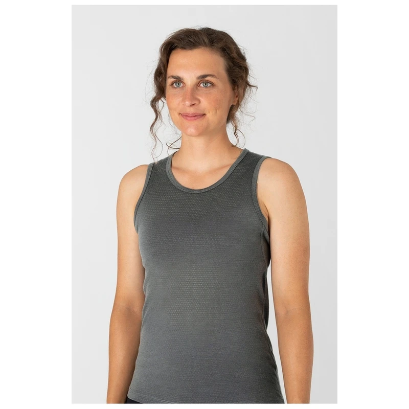 Super Natural Womens Unstoppable Under Vest Pirate Grey Sportpursu