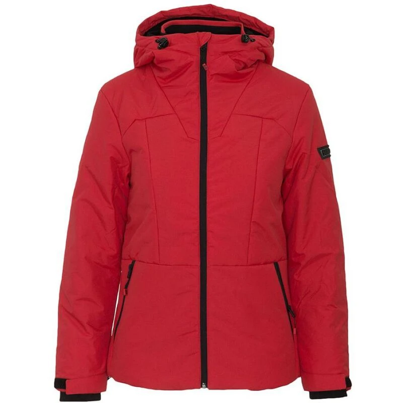 Superdry Womens Padded Aeon Jacket Drop Kick Red Sportpursuit
