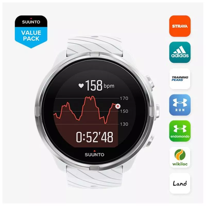 Suunto Suunto 9 G1 Watch White Sportpursuit