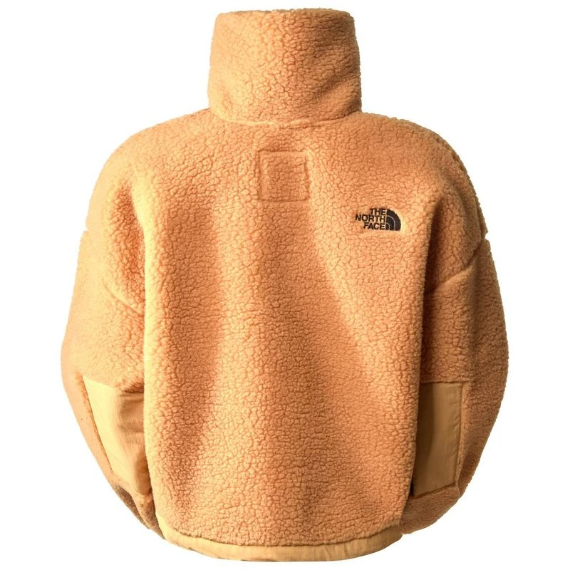 The North Face Womens Platte High Pile 1/4 Zip Pullover (Almond Butter