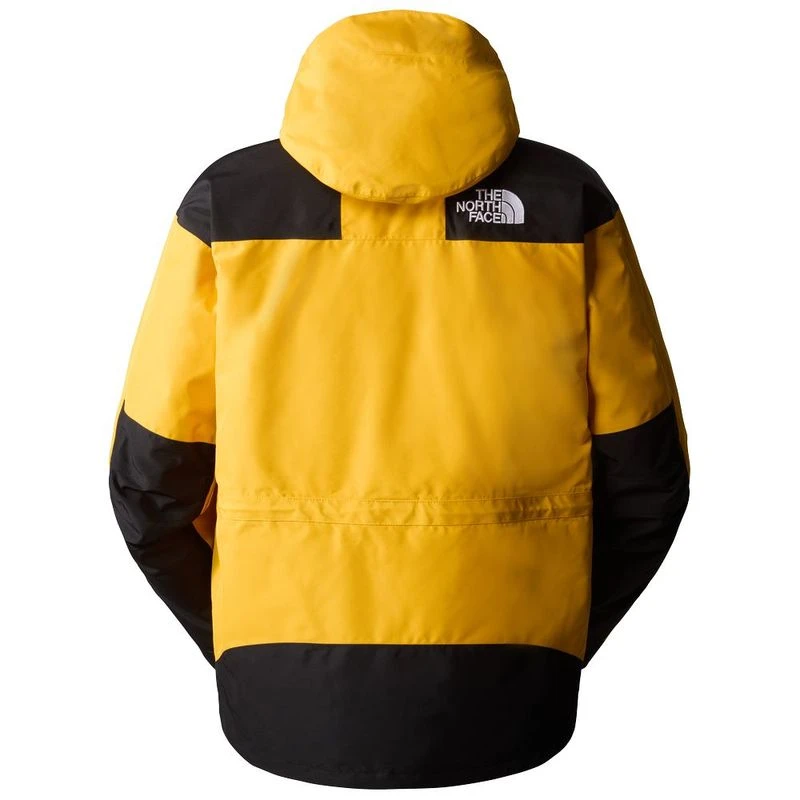 The north face black yellow jacket best sale