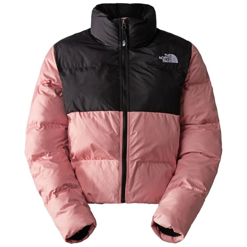 The North Face Womens Cropped Saikuru Jacket Shady Rose TNF Black