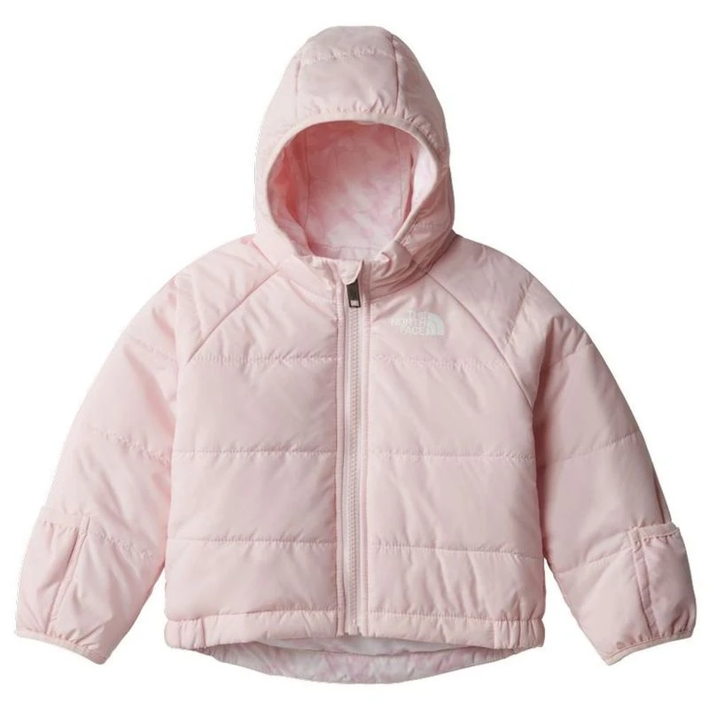 The North Face Babies Reversible Perrito Hooded Jacket (Purdy Pink) |