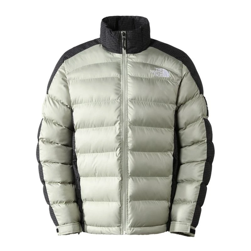 The North Face Mens Rusta Puffer Jacket Tea Green TNF Black Sportp
