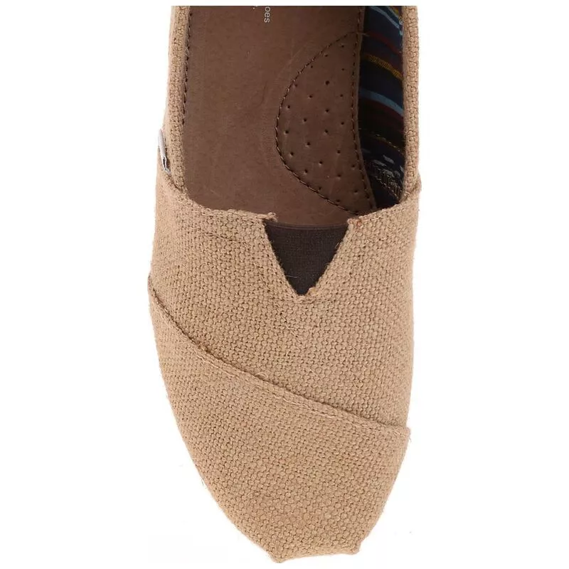 TOMS Mens Classic Burlap Espadrilles Natural Sportpursuit
