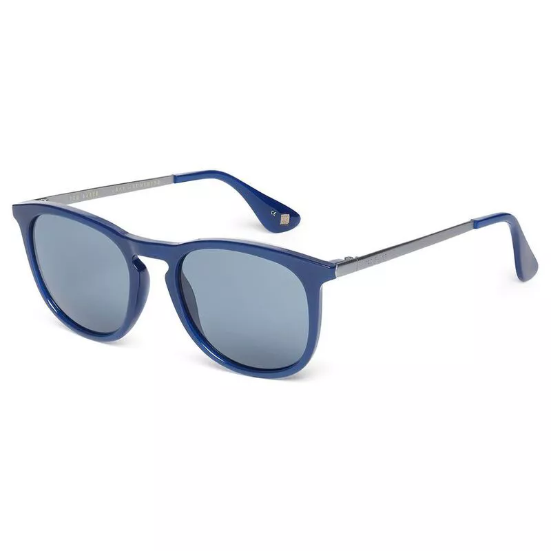 Ted Baker Mens Round Sunglasses (Blue/Silver)