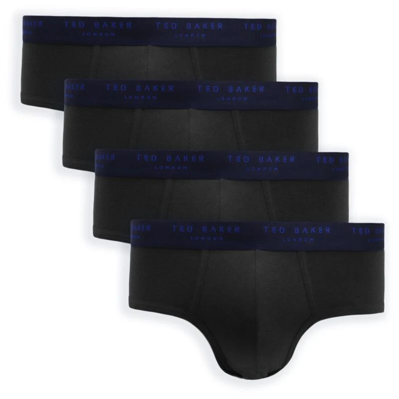 Ted Baker Mens Cotton Boxer Briefs (Black)