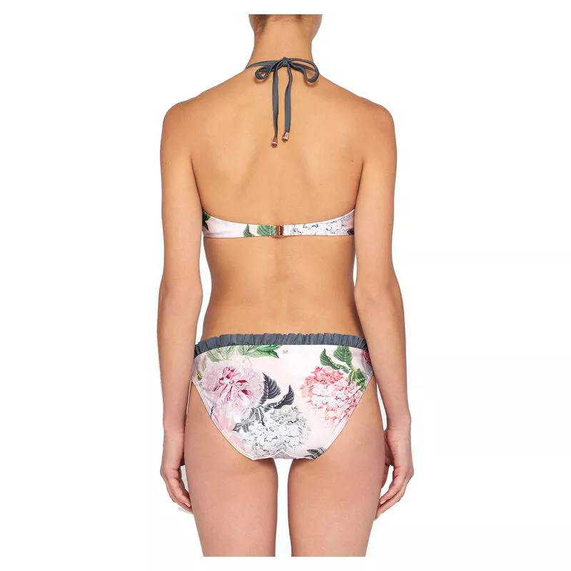Ted Baker Womens Palace Gardens Bikini Top (Grey/Pink
