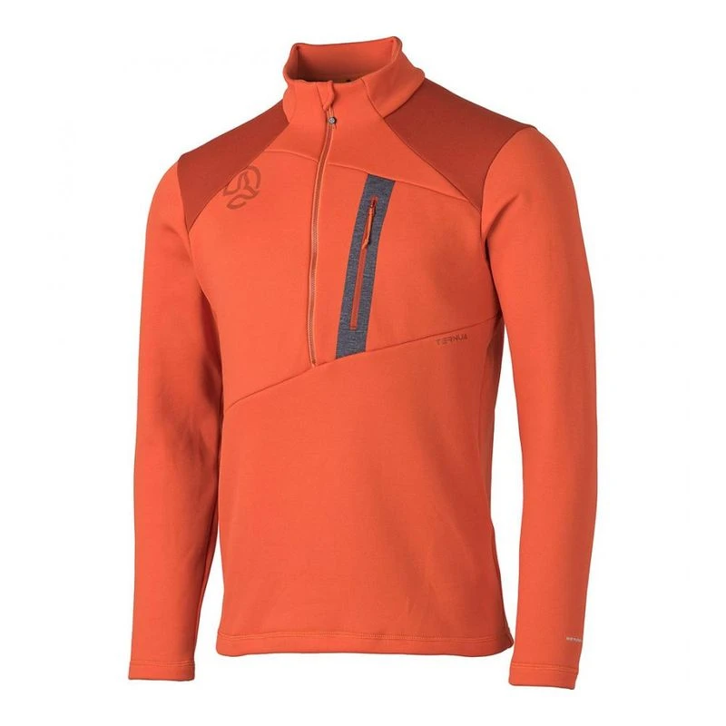 Rab Polaire Homme M Orange Zawn Pull On 1/2 Zip Grille