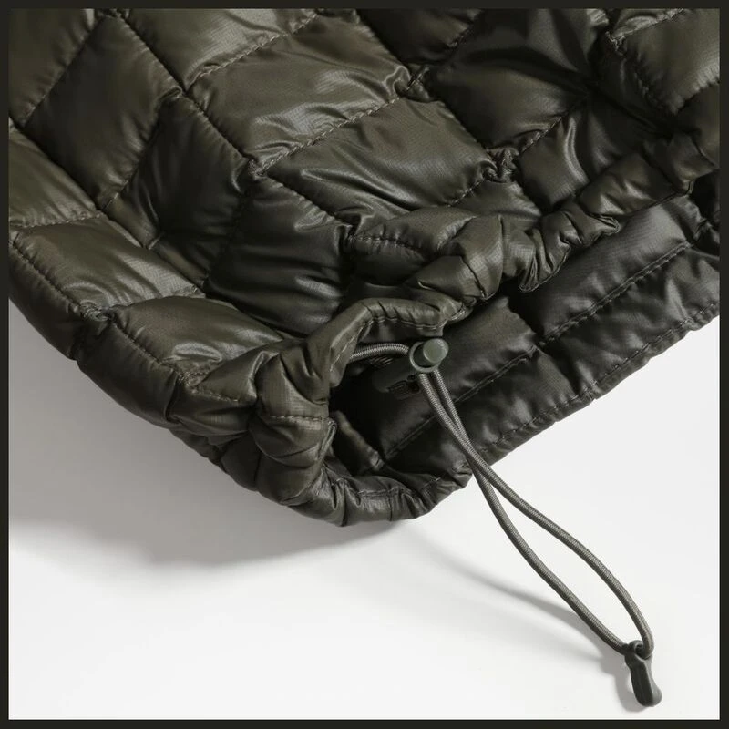 The North Face Mens Thermoball Eco Hooded Jacket New Taupe Green Matt