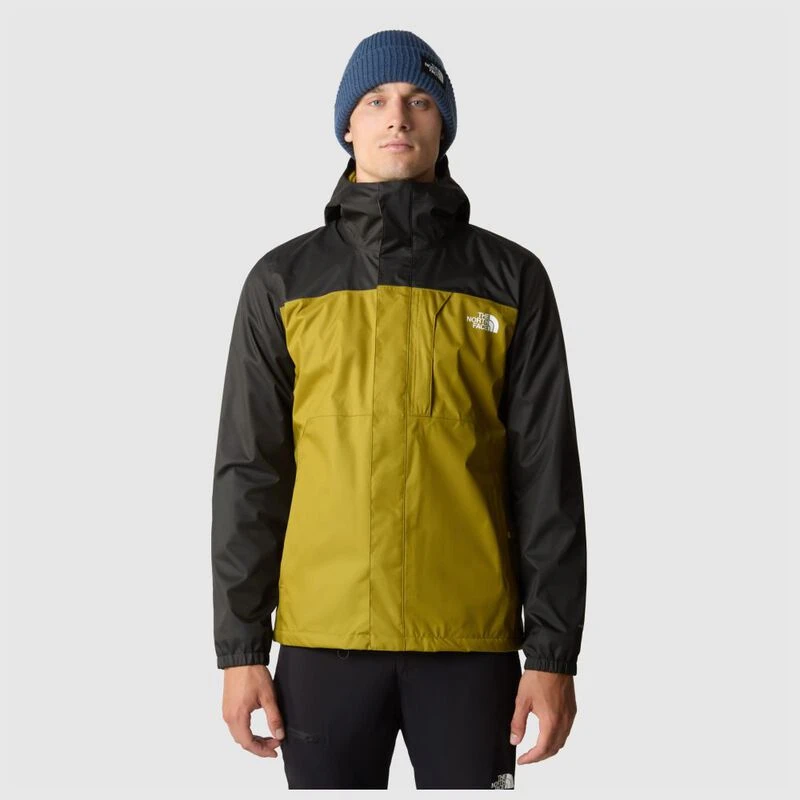 The North Face Mens Quest Triclimate Jacket (Sulphur Moss/TNF Black) |