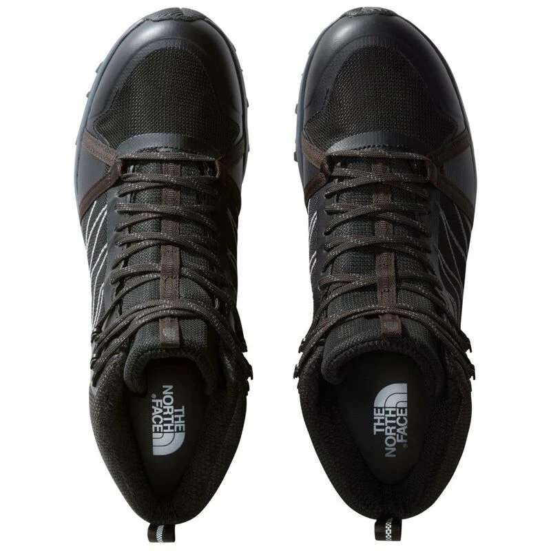 The North Face Mens Litewave Fastpack II Mid WP Hiking Boots TNF Blac
