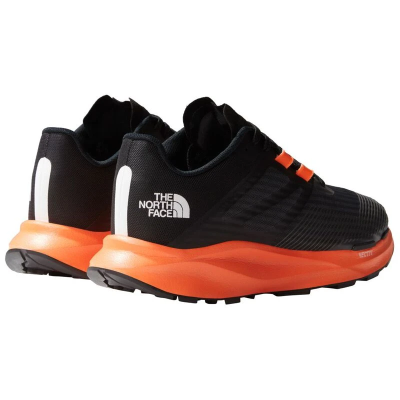 The North Face Mens Vertiv Eminus Hiking Shoes Asphalt Grey Power Ora