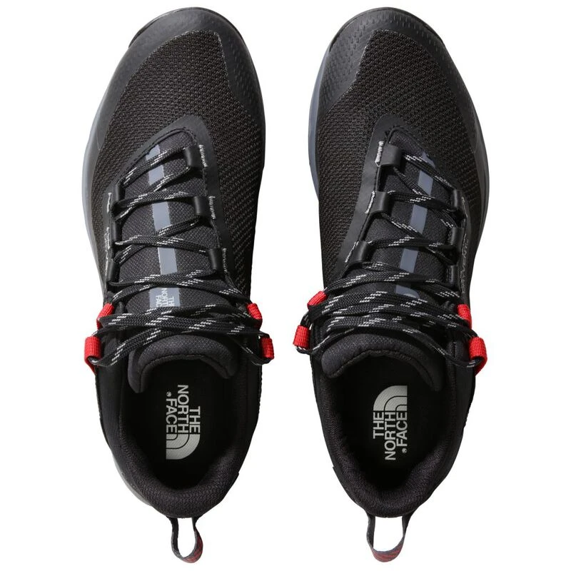 The North Face Mens Cragstone WP Hiking Shoes (TNF Black/Vanadis Grey)