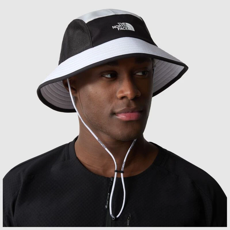 TheNorthFace Mens TNF Run Bucket Hat TNF Black TNF White Sportpurs