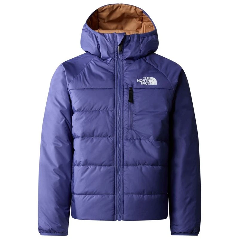 The North Face Boys Reversible Perrito Jacket Cave Blue Almond Butter